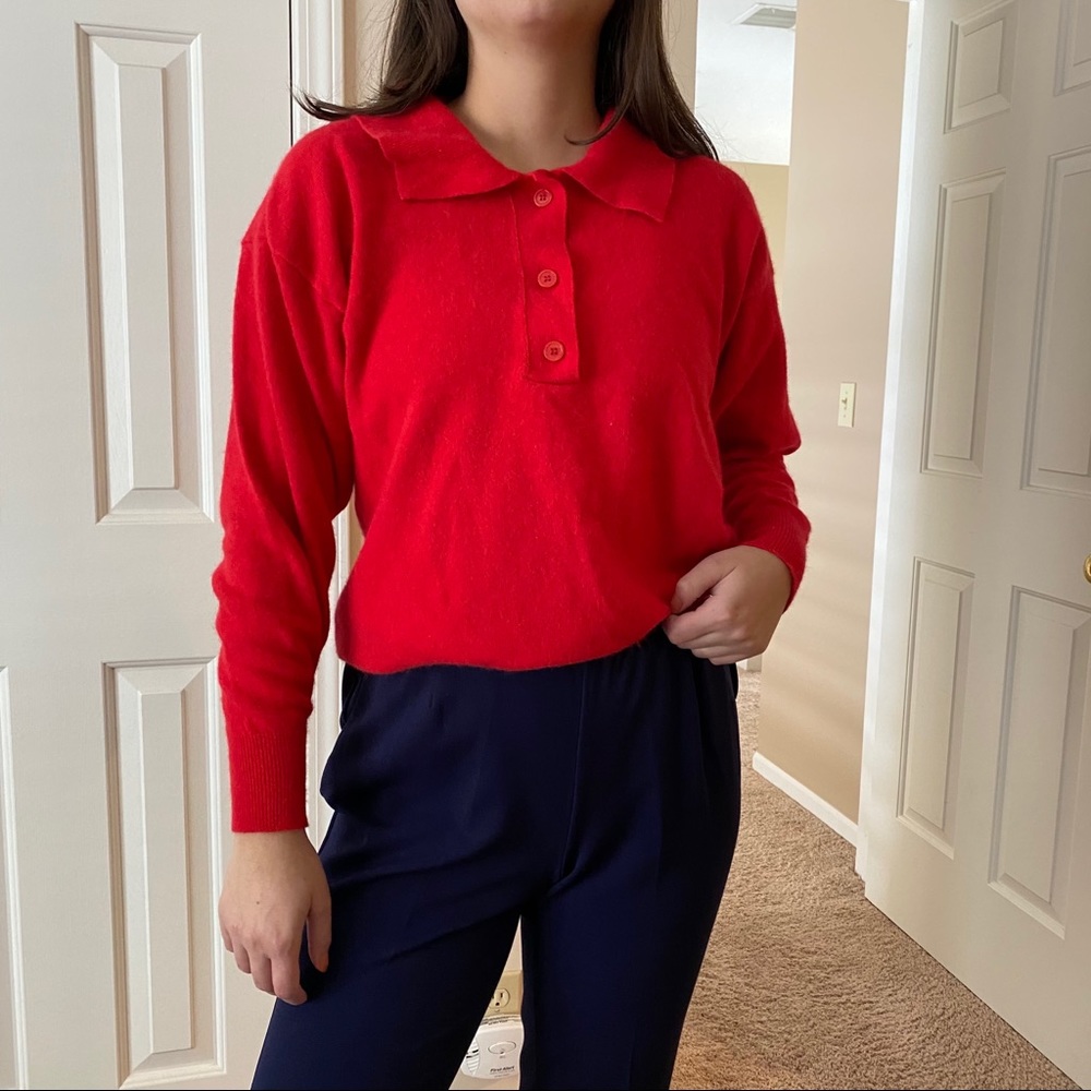 Vintage Long Sleeve Polo